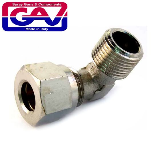 GAV Conical Male Elbow 10 X 3/8